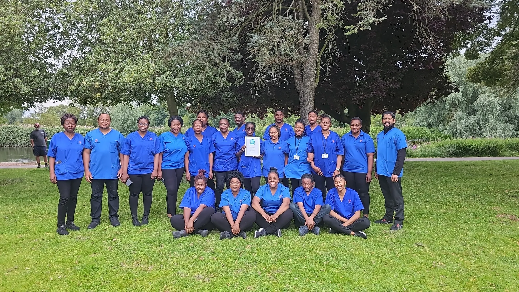 The TKS Staffing care team at their 2024 homecare.co.uk award celebration