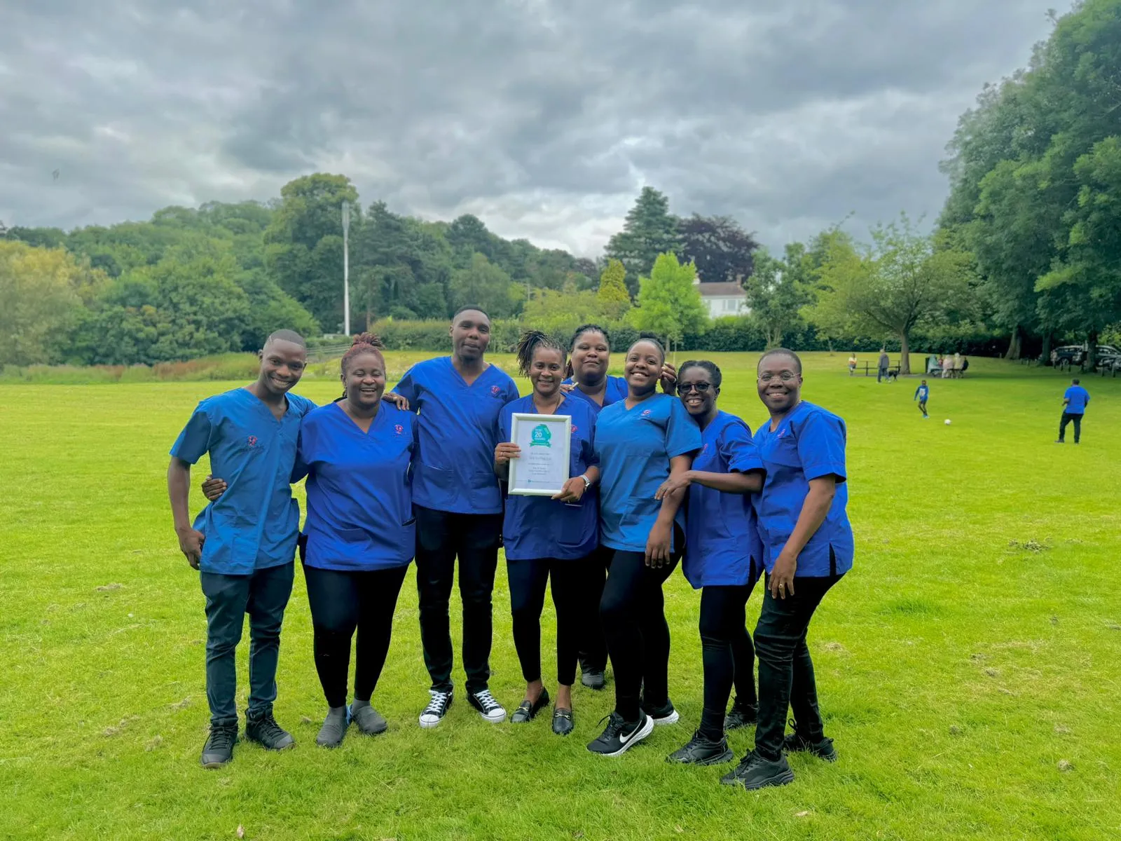 The TKS Staffing care team at their 2024 homecare.co.uk award celebration